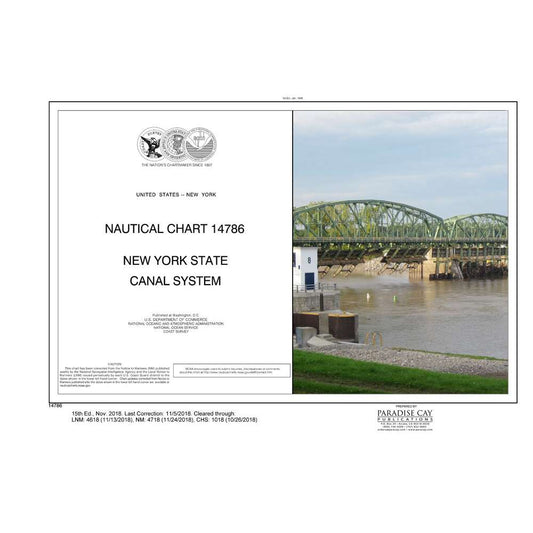 Paradise Clay NO_14786 HISTORICAL NOAA NEW YORK STATE BARGE CANAL SYSTEM (70 page Booklet)