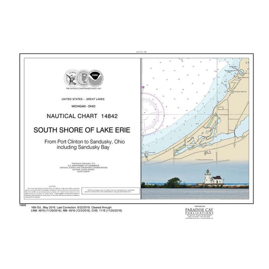 Paradise Clay NO_14842 HISTORICAL NOAA Port Clinton to Sandusky, including the Islands (40 page Booklet)