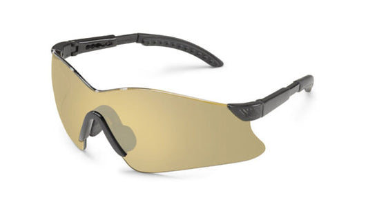 Gateway Safety 14GB6M Hawk Safety Glasses - Feather-Light Frameless Wraparound Eye Protection with Winged Lens Design