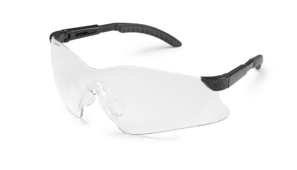 Gateway Safety 14GB80 Hawk Safety Glasses - Feather-Light Frameless Wraparound Eye Protection with Winged Lens Design