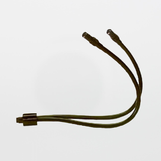 SOS Cleanroom SCHOTT A08575 Dual Rigid Gooseneck 23" Fiber Optic "Focusing" Light Guide (Black)