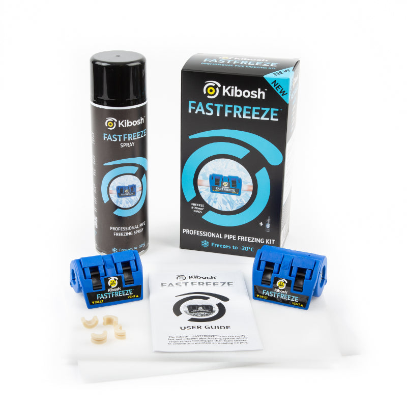 Kibosh KIBKIT4-F FASTFREEZE – Pipe Freezing Kit 2 x 15mm 293g