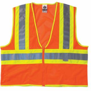 ERGODYNE 21329 Ergodyne GloWear® 8230Z Class 2 Two-Tone Vests