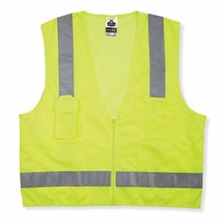 ERGODYNE 24025 Ergodyne GloWear® 8249Z Class 2 Economy Surveyors Vests