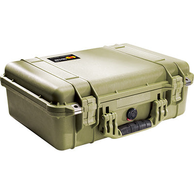 Pelican 1500 Protector Case with Foam, OD Green