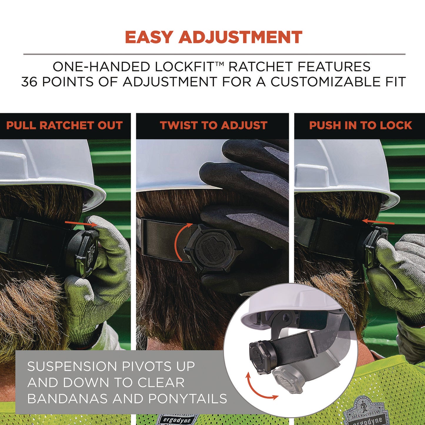 Ergodyne 60225 Skullerz 8967 Lightweight Cap-Style Hard Hat - Class E