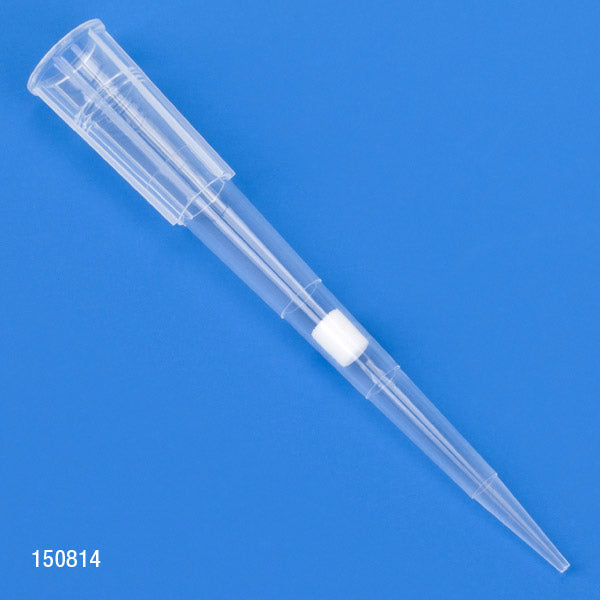Globe Scientific 150835 Filter Pipette Tip 1 - 1000uL Certified Universal Low Retention Graduated Natural 84mm Extended Length STERILE 96/Rack 6 Racks/Box