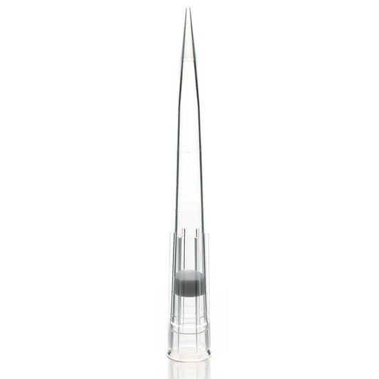 Globe Scientific 150825 Filter Pipette Tip 1 - 300uL Certified Universal Low Retention Graduated 59mm Natural STERILE 96/Rack 10 Racks/Box