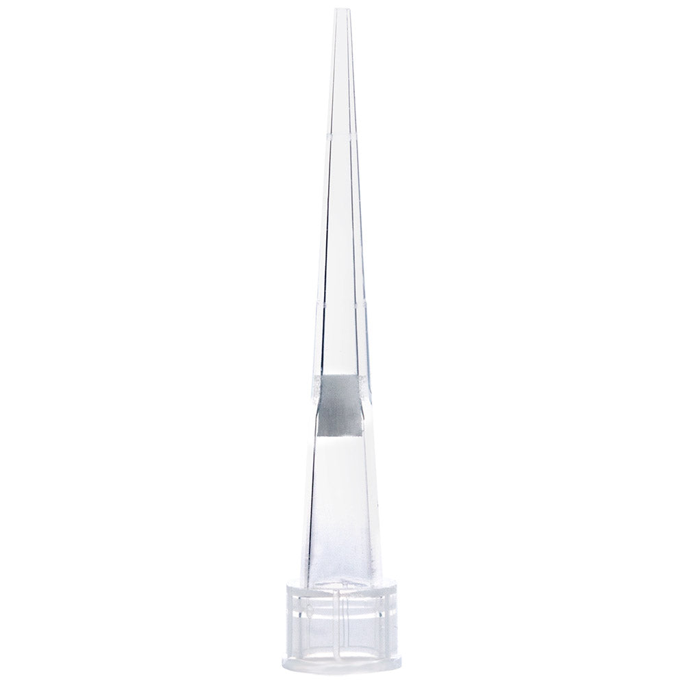 Globe Scientific 150903 Filter Pipette Tip 0.1 - 10uL Certified Universal Low Retention Graduated 45mm Extended Length Natural STERILE 96/Rack 10 Racks/Box 2 Boxes/Carton