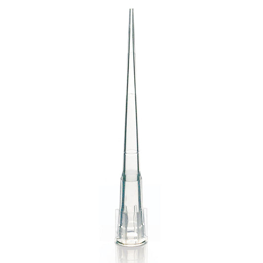 Globe Scientific 151156R-96 Pipette Tip 0.1 - 10uL Certified Universal Natural 45mm Pipetman Style 96/Rack 10 Racks/Box