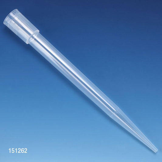 Globe Scientific 151262 Pipette Tip 1000 - 5000uL (1-5mL) Natural for use with Diamond Advance Pipettors 100/Bag