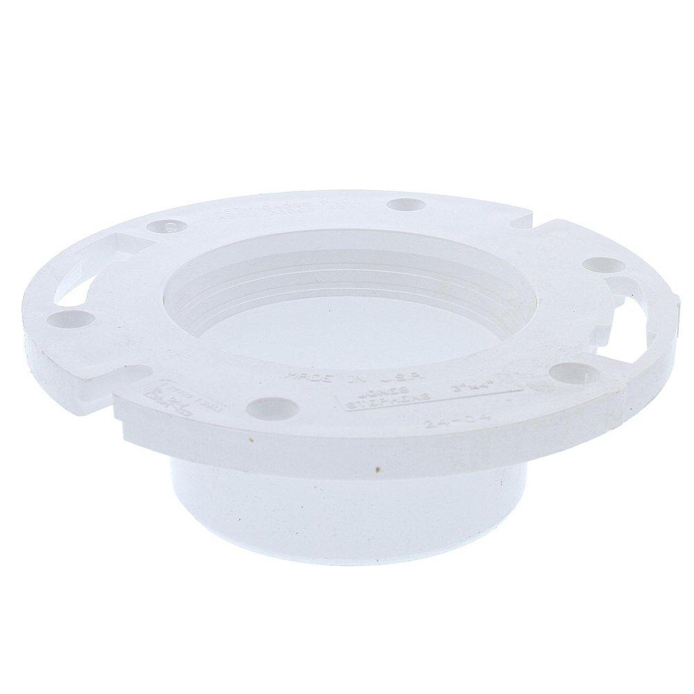 Jones Stephens C51340 3" x 4" PVC Closet Flange less Knockout
