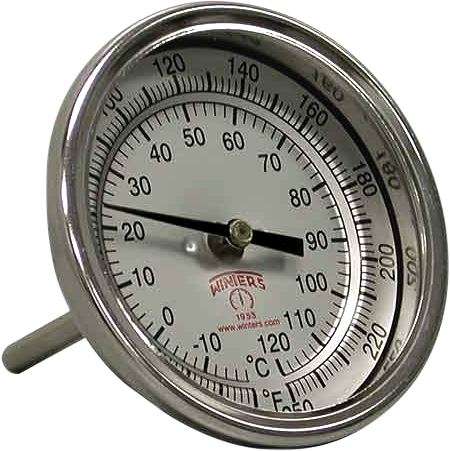 Winters Instruments TNR33090 Tnr Food & Beverage Bi-Metal Thermometer