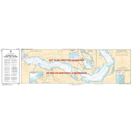 Paradise Clay CAN1553 CHS Chart Île Marcotte /to Rapides-des-Joachims