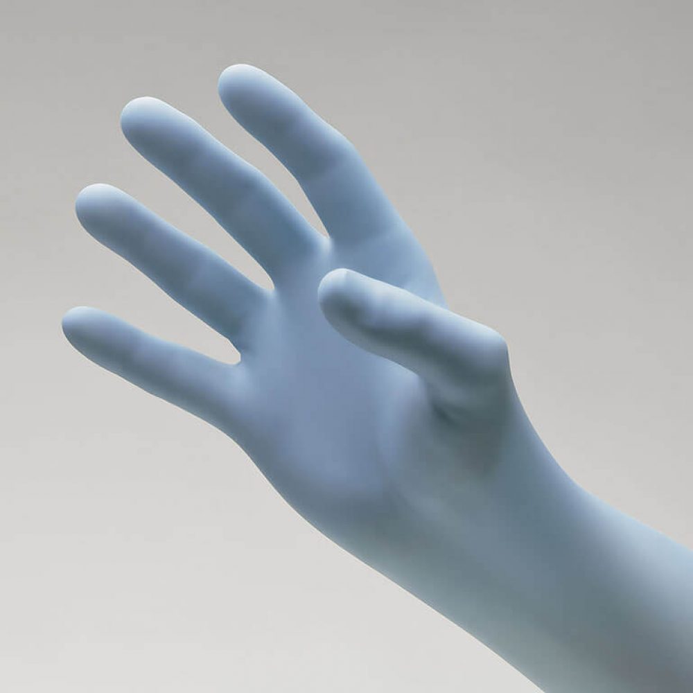 Innovative Healthcare 157100 Nitriderm Ultra Blue Nitrile Exam Gloves - S, 100 Gloves/Bx, 10 Bx/Cs