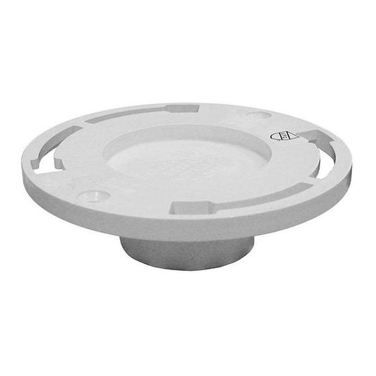 Jones Stephens C50300 3" PVC Closet Flange with Knockout