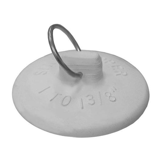 Jones Stephens P35160 1"-1-3/8" White Fit-All Basin Stopper