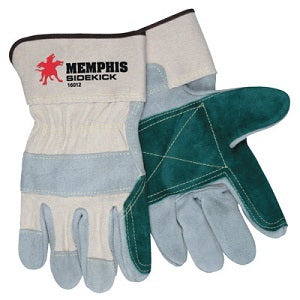 MCR Safety 16012LN Side Double Leather Palm W/Kevlar (1DZ)