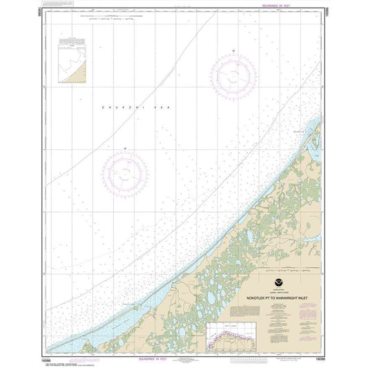 Paradise Clay NO_16086 HISTORICAL NOAA Chart Nakotlek Pt. to Wainwright