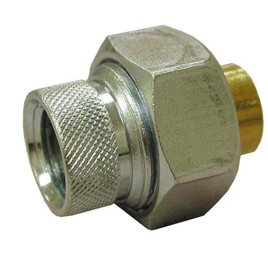 Jones Stephens D06200 2" x 2" (2-1/8" OD) Dielectric Union, Female x Sweat, Lead Free