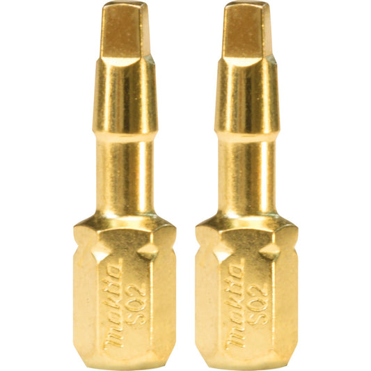 Makita B-44719 Impact GOLD® #2 Square Insert Bit, 2/pk