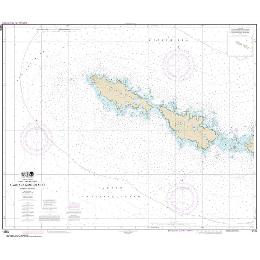 Paradise Clay NO_16435 HISTORICAL NOAA Semichi Islands Alaid and Nizki Islands