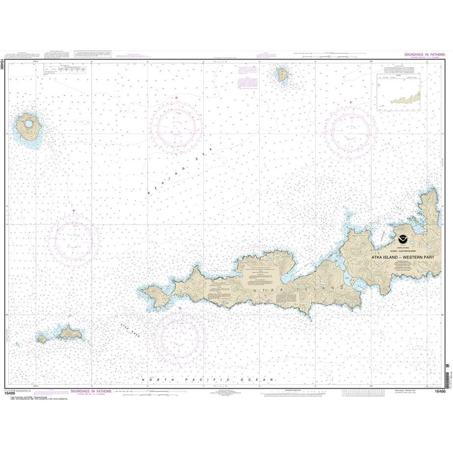 Paradise Clay NO_16486 HISTORICAL NOAA Atka Island: western part