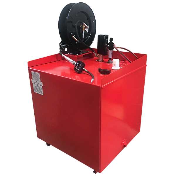 American Lube 165-R15D 165-Gallon Single-Wall Work Bench Tank Package