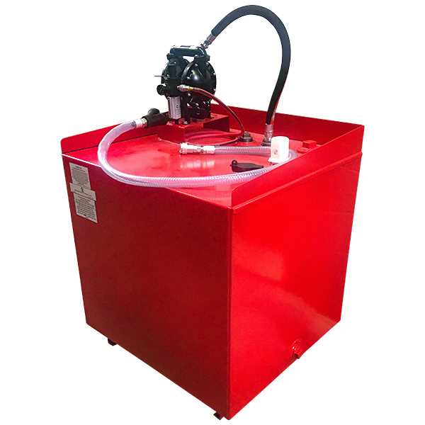 American Lube 165-RWO 165-Gallon Single-Wall Work Bench Tank Package for Waste Oil