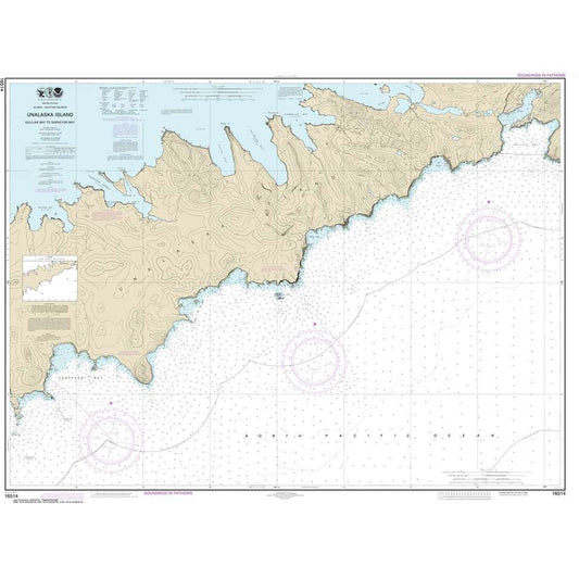 Paradise Clay NO_16514 HISTORICAL NOAA Chart Kulikak Bay and Surveyor Bay
