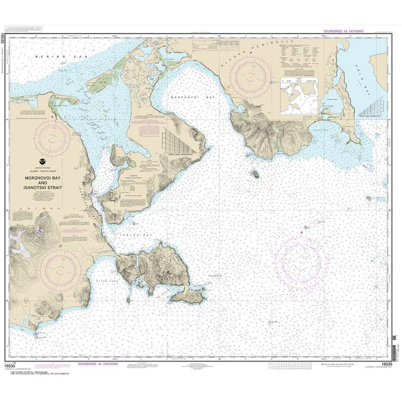 Paradise Clay NO_16535 HISTORICAL NOAA Morzhovoi Bay and Isanotski Strait