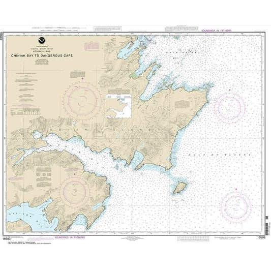 Paradise Clay NO_16593 HISTORICAL NOAA Chiniak Bay to Dangerous Cape