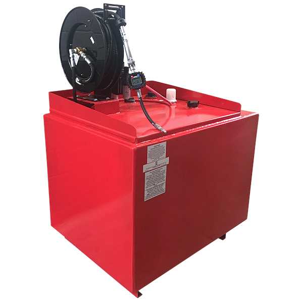 American Lube 165DW-R13D 165-Gallon Double-Wall Work Bench Tank Package