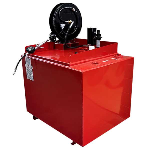 American Lube 165DW-R23D 165-Gallon Double-Wall Work Bench Tank Package