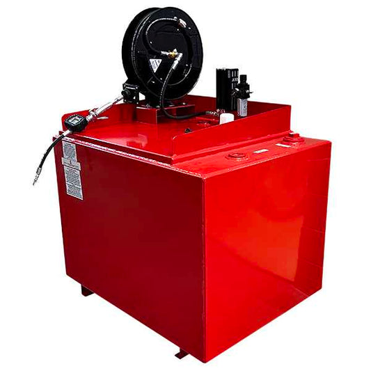 American Lube 165DW-R23D 165-Gallon Double-Wall Work Bench Tank Package