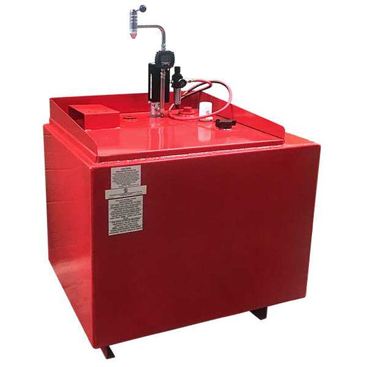American Lube 165DW-R33D 165-Gallon Double-Wall Bench Tank Package