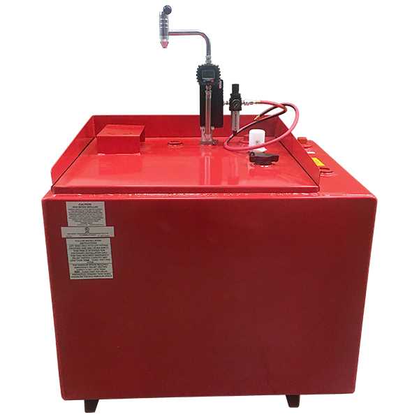 American Lube 165DW-R33D 165-Gallon Double-Wall Bench Tank Package