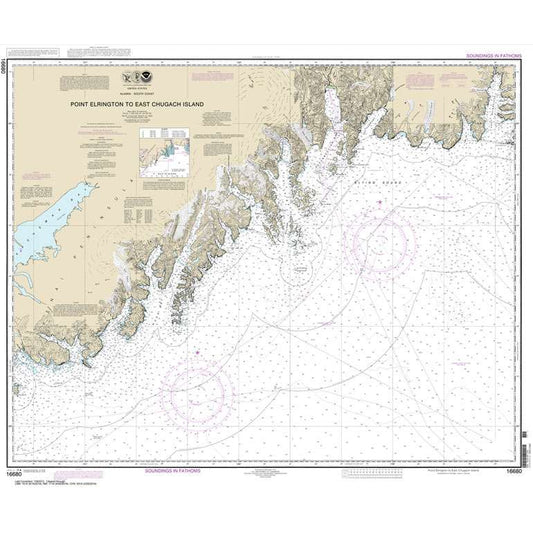 Paradise Clay NO_16680 HISTORICAL NOAA Point Elrington to East Chugach Island