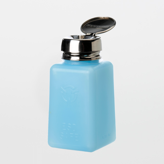 SOS Cleanroom 8 oz. ESD-Safe Solvent Dispenser (Anti-Splash Pump)