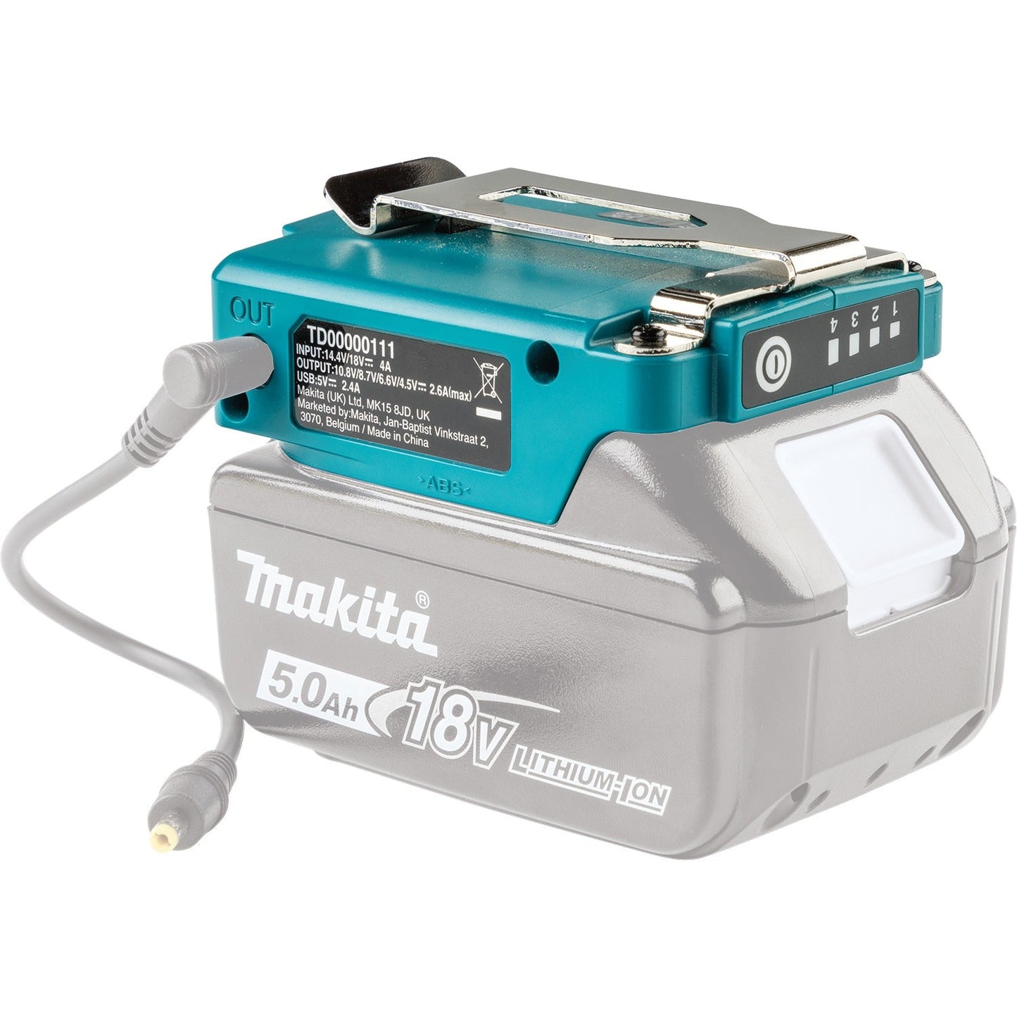 Makita TD00000111 18V LXT® Power Source w/ USB port