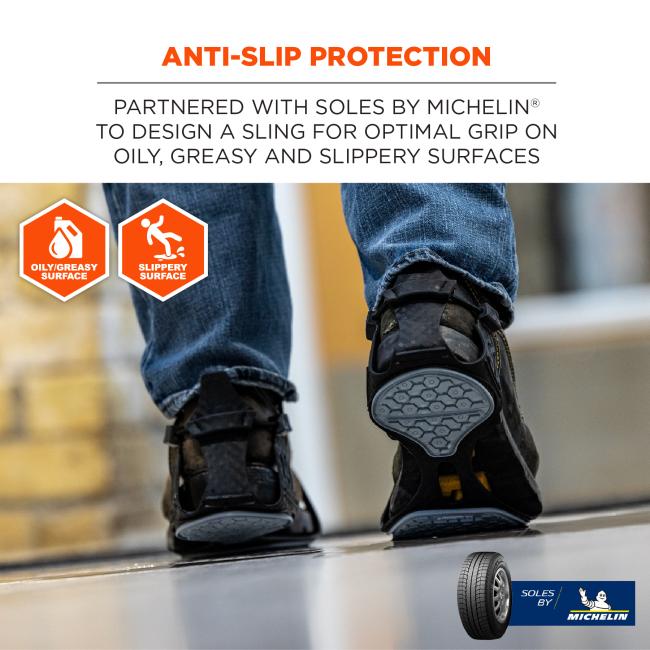 Ergodyne 16926 TREX 6326 Spikeless Traction Device - Slip-Resistant & Oil-Resistant