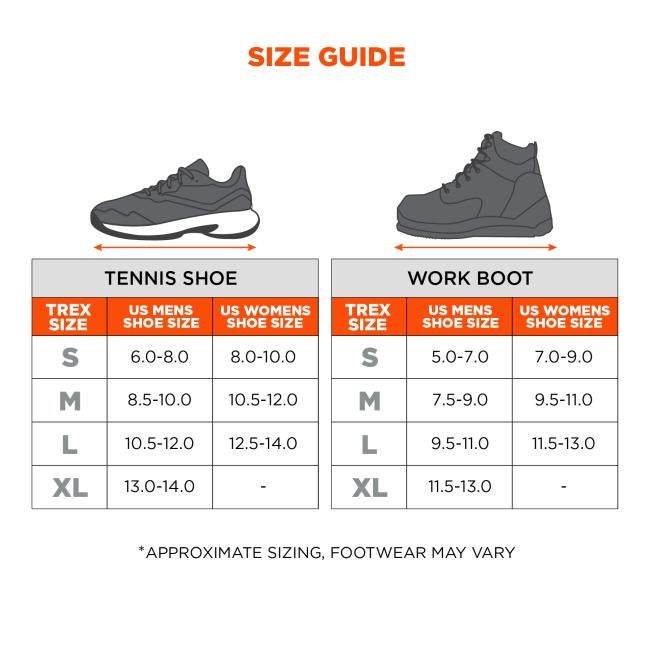 Ergodyne 16926 TREX 6326 Spikeless Traction Device - Slip-Resistant & Oil-Resistant