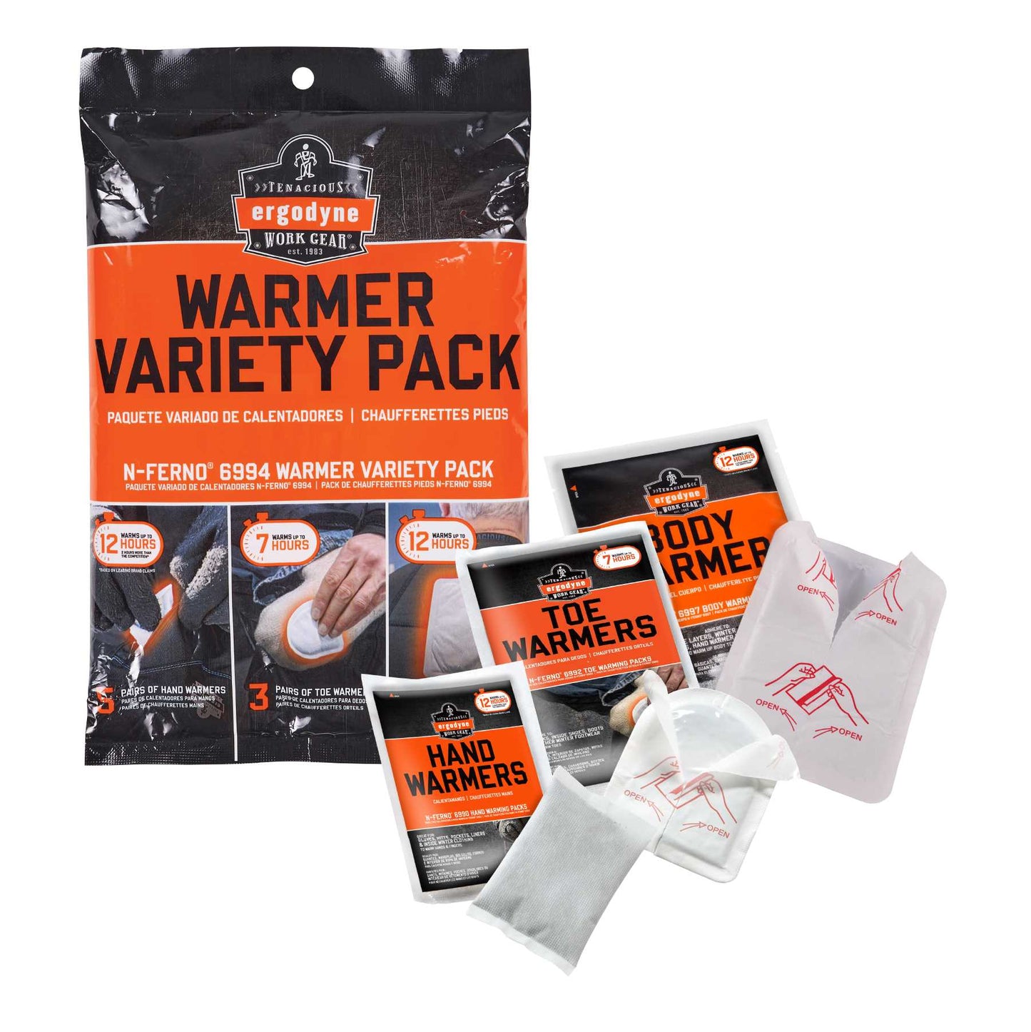 Ergodyne 16994 N-Ferno 6994 Warming Variety Pack