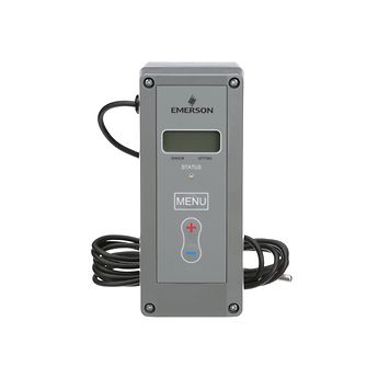 Emerson 16E09-101 Electronic Temperature Control For Refrigeration Or Heating Applications. Alarm output With Selectable Delay, (SPDT) Range -40 To 220F And Differential From 1F To 30F. Requires NO Additional Common Wire On 2.5A Or Higher Applications.