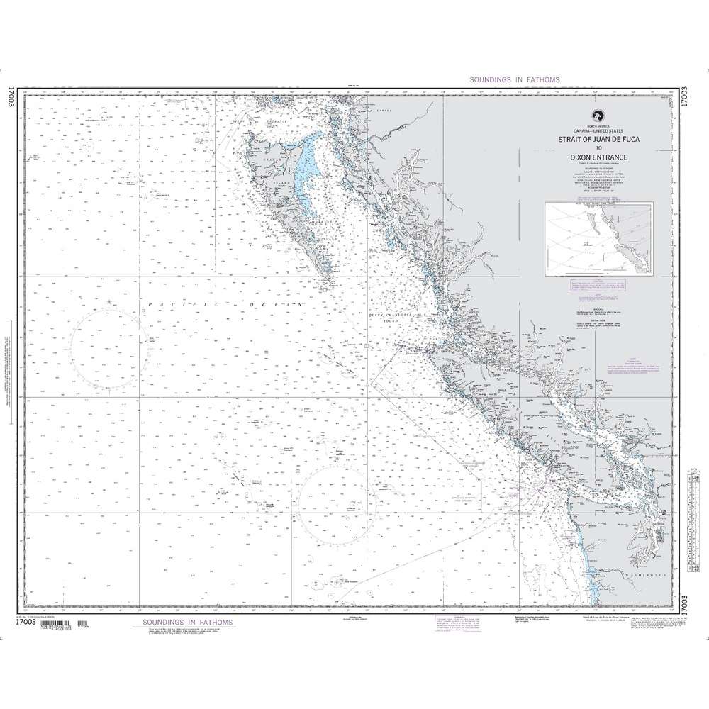 Paradise Clay NGA_17003 NGA Chart Strait of Juan de Fuca to Dixon Entrance