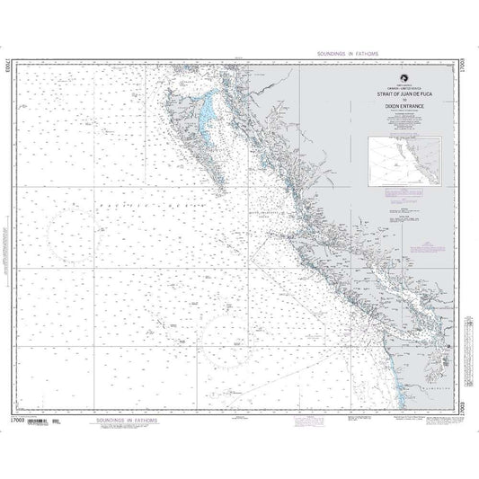 Paradise Clay NGA_17003 NGA Chart Strait of Juan de Fuca to Dixon Entrance