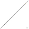 Globe Scientific 1700 Serological Pipette 1mL PS Standard Tip 275mm STERILE Yellow Band Individually Wrapped 500/Dispenser Box