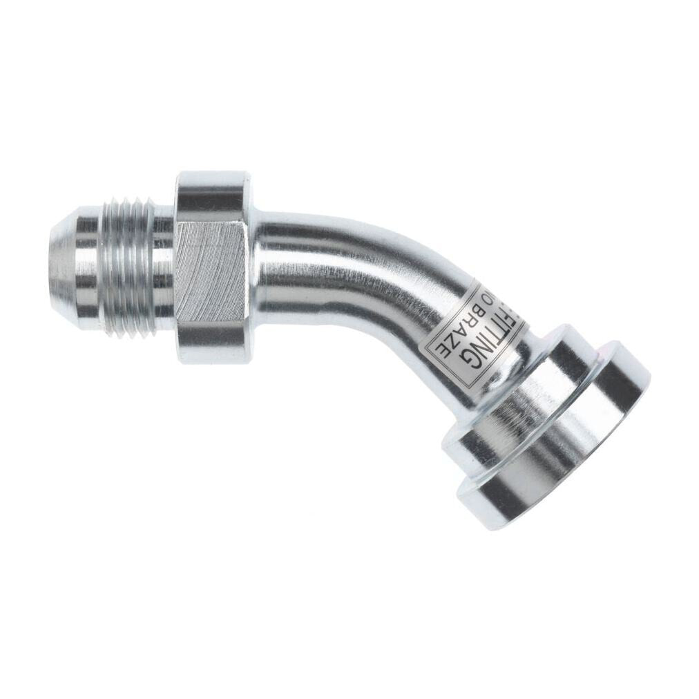 Brennan 1703-24-24-SS 24MJ-24Flange 45 Elbow Code 61 STNLS