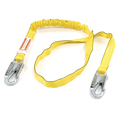 HONEYWELL MILLER 216WLS-Z7/6FTYL Lanyard W/Locking Snaps6' Shock Absor