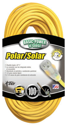 Southwire 01289 16/3 100' Sjeow Polar/Solar Extension Cord